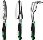 Tool Set, 3 Pack Aluminum Gardening Kit - Hand Trowel, Transplant. Fixed Price $25.99.