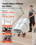 Climbing Cart, 330 Lbs Stair-climb Capacity, Aluminum Alloy Folding Trolle. Fixed Price $143.28.