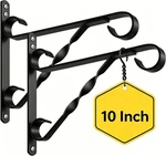 2 Pack 10 Inch Hanging Bracket Plant Outdoor Hangers Flower. Fixed Price $23.08.