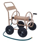 Liberty Garden 4 Wheel 300 Foot Of 0.625" Hose Steel Frame Water Reel Cart. Fixed Price $167.96.