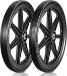 Maxauto 20X2.0 Rim Flat Free Cart Tire And Wheels Assembly For The Garden.... Fixed Price $86.80.