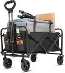 Zomeylpo Collapsible Foldable,wagon Carts With Wheels Folding,util. Fixed Price $42.00.