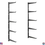 Heavy Duty Lumber Storage Rack - Holds 800 Lbs, Adjustable Arms, Steel. Fixed Price $94.07.