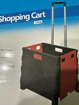 Folding Shopping Cart Laundry Grocery Store Food Basket Toys Trolley Utility. Fixed Price $48.00.