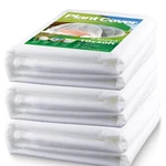 Cjgq 3PACK 10X50FT Plant Covers Freeze Protection- Frost Cloth Blanket Floating. Fixed Price $86.76.