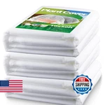 Cjgq 3PACK 10X50FT Plant Covers Freeze Protection- Frost Cloth Blanket Floating. Fixed Price $81.36.