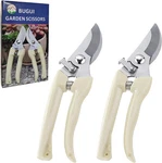 Bypass Garden Pruning Shears - 2 Pack, Ultra Lightweight Hand Pruners Make Cut. Fixed Price $16.97.