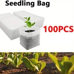 100PCS Biodegradable Seedling Grow Bags Non Woven Nursery Pots Set - New. Fixed Price $11.49.