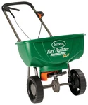Scotts Turf Builder Edgeguard Dlx Broadcast Spreader. Fixed Price $114.99.