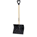 37.18 In. Wood Handle Plastic Blade D-grip Snow Shovel Pusher. Fixed Price $21.54.