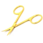 Aaprotools Nail Cutter Scissors, Multi-purpose Sharp Curved Blade Gold. Fixed Price $19.99.
