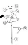 Spyker 1000607 Spinner Drilled Blk Fits S80-12010/S60-1200/S100-12010 Spreader. Fixed Price $51.12.