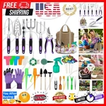 Garden Tools Set 83 Piece, Succulent Included, Heavy Duty Aluminum .... Fixed Price $43.19.