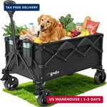 Gvdv CW35 Wagons Carts Foldable, 42-INCH Extended Handle Collapsible Utility. Fixed Price $75.92.