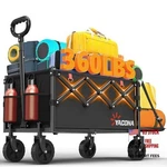 Yozoia 360LBS Heavy-duty Wagons Carts Foldable Collapsible 120L Black. Fixed Price $83.53.