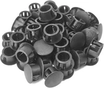 Hole Plugs Plastic Flush Type Snap In 13MM(1/2"), Black. Fixed Price $12.03.
