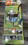 Ozark Trail Adult Height Adjustable Quadfold Camping Cart Wagon, Blue. Fixed Price $79.99.
