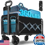Kovryx Collapsible Wagon Cart Wheels Foldable 360LBS Heavy Duty Folding Utility. Fixed Price $63.36.