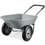 Best Choice Products Dual-wheel Wheelbarrow Garden Cart. Fixed Price $99.99.