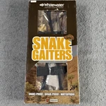 Whitewater Gaiters 17 Calf Regular Snake Briar Proof Hunting Forestry Camo. Fixed Price $36.99.