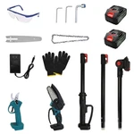 4 1 Cordless Pruning Shear And Electric Chainsaw With Max 5.5FT Extension Pol. Fixed Price $184.99.