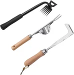 Gardening Hand Weeder Tools, 6 Teeth Uprooting Weeding 3 Packs Of Black. Fixed Price $23.58.