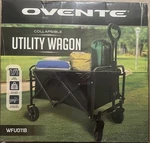 Ovente Collapsible Folding Wagon Cart Heavy-duty Fabric Black WFU011B Brand New!. Fixed Price $54.98.