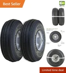 Versatile Hand Truck Utility Tire Set - 10.2 Inch Diameter, 300 Lb Capacity. Fixed Price $58.95.