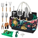 22PCS Gardening Tools Set For Women Heavy Duty Hand Kit Gardener .... Fixed Price $43.70.