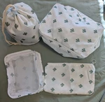 5 Piece Saguaro Cactus Soft Side Zip Packing Cubes Dimj Travel Organization New. Fixed Price $14.99.
