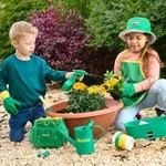 Miracle-gro Kids Tool Set 23PCS Real Gardening Kit Hat Gloves Tote. Fixed Price $28.84.