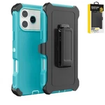 Iphone 17 Pro Max - Defender Holster Case (teal). Fixed Price $12.99.