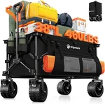 Originsure 38"L Collapsible Wagon Cart Foldable, 460LBS Weight 220L Heavy Duty. Fixed Price $132.99.