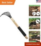 Lightweight 5-TINE Cultivator With Non-slip Grip For Aerated Soil 15INCH. Fixed Price $26.59.