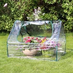 4 X 3 Ft Iron Pvc Panel Mini Greenhouse With 2 Doors - Clear By Sunnydaze. Fixed Price $63.95.