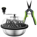 Staygrow 6.5 Pruning SHEARS(1PC Curved) And 13 Bud Trimmer Set Garden Tools For. Fixed Price $145.99.