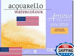 Fabriano Artistico 140 Lb. Cold Press 9X12" 20 Sheet Block - Extra White. Fixed Price $64.59.