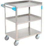Carlisle Stainless Steel Utility Transportation Cart 300 Lb. Cap. Shelf 18X27. Fixed Price $565.59.