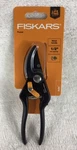 Fiskars Solid P131 Bypass Pruner 1/2" Cut Capacity Metal Handle Black #9503. Fixed Price $8.16.