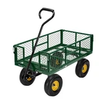 Vivohome Heavy Duty 880 Lbs Capacity Mesh Steel Garden Cart Large, Green. Fixed Price $174.61.