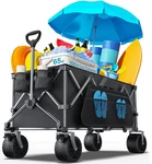 Everyfun Pro Collapsible Wagon, 440 Lbs Foldable Utility Cart. Fixed Price $150.47.