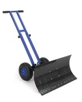 Rolling Snow Shovel With Wheels 29X14 Wide Adjustable Handle Removal. Fixed Price $68.99.