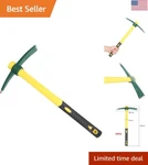 18-INCH Steel Forged Pick Axe With Fiberglass Handle Premium Garden Tool Fo.... Fixed Price $23.99.