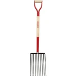 Razor-back Ballast Fork Black Hardwood Handle Forged Steel Head 10-SQUARE Tine. Fixed Price $131.46.