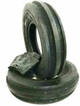 Two New 5.00-15 W/tubes 5.00X15, 3 Rib F2 Tractor Farm Tires +. Fixed Price $159.95.