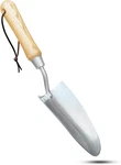 Garden Guru Eco Super Strong Trowel With Ergonomic Wood Handle - 100% Rec. Fixed Price $15.80.