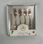 Oh Joy Appetizer Forks Rose Gold 4 Count Target Brand Mini Silverware New. Fixed Price $13.93.