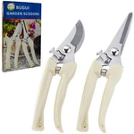 Bugui Garden Pruning Shears Set - 2 Pack, Bypass PRUNER+1 Straight Blade Sc.... Fixed Price $19.58.