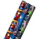 Hallmark Avengers Wrapping Paper Set 3-PACK, 60 Sq Ft, Cut Lines. Fixed Price $39.69.