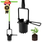 Joyhalo Bulb Planter Tool Long Handle, 30IN Serrated Base, 5 1 Lawn Green. Fixed Price $50.98.
